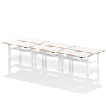 Oslo Air Back - to - Back Height Adjustable Bench Desk - Rogey