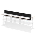 Oslo Air Back - to - Back Height Adjustable Bench Desk - Rogey