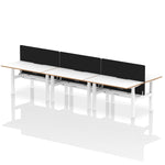 Oslo Air Back - to - Back Height Adjustable Bench Desk - Rogey