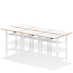 Oslo Air Back - to - Back Height Adjustable Bench Desk - Rogey