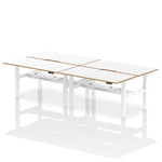 Oslo Air Back - to - Back Height Adjustable Bench Desk - Rogey