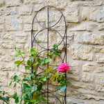 Outdoor Cylinder Trellis Bronze H125cm W36cm - Rogey