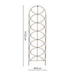 Outdoor Cylinder Trellis Bronze H125cm W36cm - Rogey