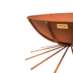 Outdoor Metal Dakota Fire Pit in Rust H37Cm W71Cm - Rogey