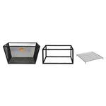 Outdoor Norfolk Fire Pit Black Iron H44.5Cm W52Cm - Rogey