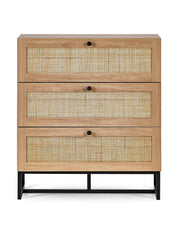 Padstow 3 Drawer Chest - Oak - Rogey