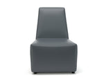 Pella 65cm Wide Chair in Cristina Marrone Ultima Faux Leather - Rogey