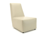 Pella 65cm Wide Chair in Cristina Marrone Ultima Faux Leather - Rogey