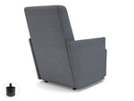 Pella 69cm Wide Armchair in Camira Era Fabric - Rogey