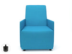 Pella 69cm Wide Armchair in Camira Era Fabric - Rogey