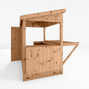 Premium Pressure Treated Garden Bar 6 x 4 + Shutter Pack - Rogey