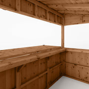 Premium Pressure Treated Garden Bar 9 x 4 + Shutters - Rogey