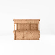 Premium Pressure Treated Garden Bar 9 x 4 + Shutters - Rogey