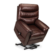 Pullman Leather Dual Motor Rise & Recliner Sofa Armchair - Rogey