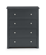 Radley 4 Drawer Chest - Anthracite - Rogey