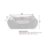 Scruffs Chester Box Bed Medium - Graphite (60 x 50cm) - Rogey