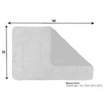 Scruffs Cosy Blanket Grey (110 x 72.5cm) - Rogey