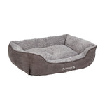 Scruffs Cosy Box Bed Large - Grey (75 x 60cm) - Rogey