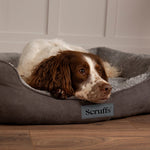 Scruffs Cosy Box Bed - Medium - Grey (60 x 50cm) - Rogey