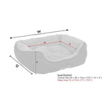 Scruffs Cosy Box Bed Small - Grey (50 x 40cm) - Rogey
