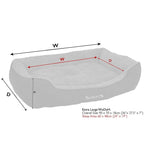 Scruffs Cosy Box Bed X - Large - Grey (90 x 70cm) - Rogey