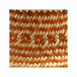 Seagrass Tribal Amber Lined Basket Medium H30Cm D35Cm - Rogey