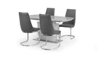 Set Of 2 Como Cantilever Dining Chairs - Rogey