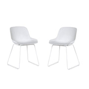 Set Of 2 Rocco Chairs - White - Rogey