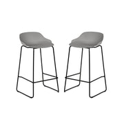 Set Of 2 Rocco Stools - Light Grey - Rogey