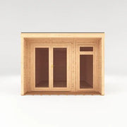 Sherwood Cresswell 3m x 4m Insulated Garden Room - (UPVC Windows & Doors) - Oak - Rogey