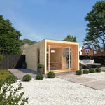 Sherwood Cresswell 3m x 4m Insulated Garden Room - (UPVC Windows & Doors) - White - Rogey
