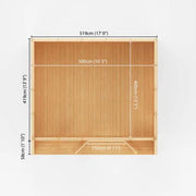 Sherwood Cresswell 5m x 4m Insulated Garden Room - (UPVC Windows & Doors) - Oak - Rogey