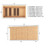 Sherwood Cresswell 5m x 4m Insulated Garden Room - (UPVC Windows & Doors) - White - Rogey