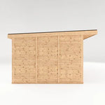 Sherwood Edwinstowe 6m x 3m Insulated Garden Room - (UPVC Windows & Doors) - White - Rogey