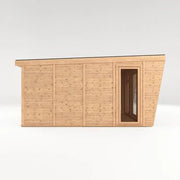 Sherwood Harlow 3m x 4m Insulated Garden Room - (UPVC Windows & Doors) - Grey - Rogey