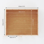 Sherwood Harlow 5m x 4m Insulated Garden Room - (UPVC Windows & Doors) - Oak - Rogey