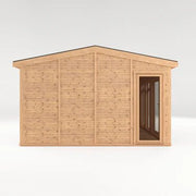 Sherwood Rufford 4m x 4m Insulated Garden Room - (UPVC Windows & Doors) - Oak - Rogey