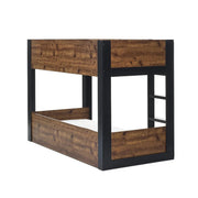 Solomon Bunk Bed - Rustic And Black - Rogey
