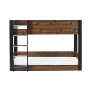 Solomon Bunk Bed - Rustic And Black - Rogey