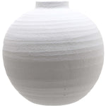 Tiber Large Matt White Ceramic Vase - Rogey