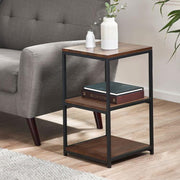 Tribeca Tall Narrow Side Table Walnut - Rogey
