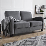 Vivo 3 Seater Sofa In Dusk Grey Chenille - Rogey