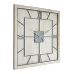 Williston White Square Large Wall Clock - Rogey