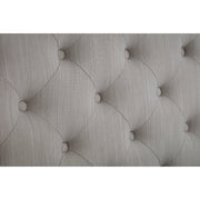 Wilton Deep Button 4 Drawer Bed 135cm - Grey Linen - Rogey